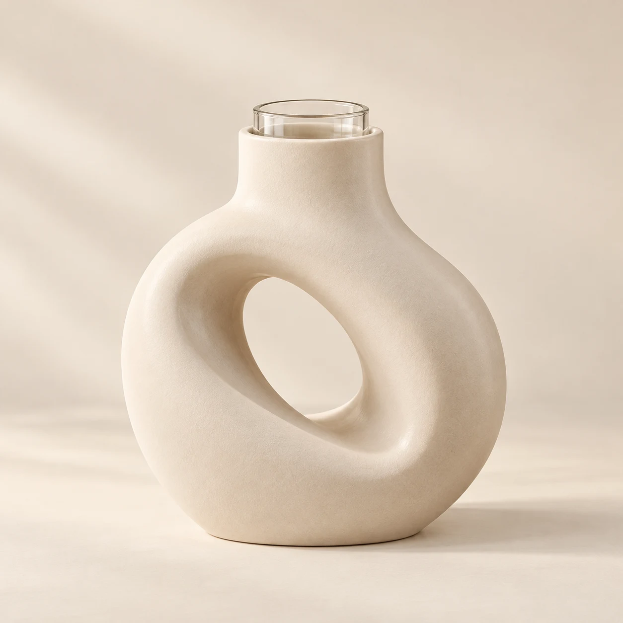 Nodo Sculptural Vase — Ivory