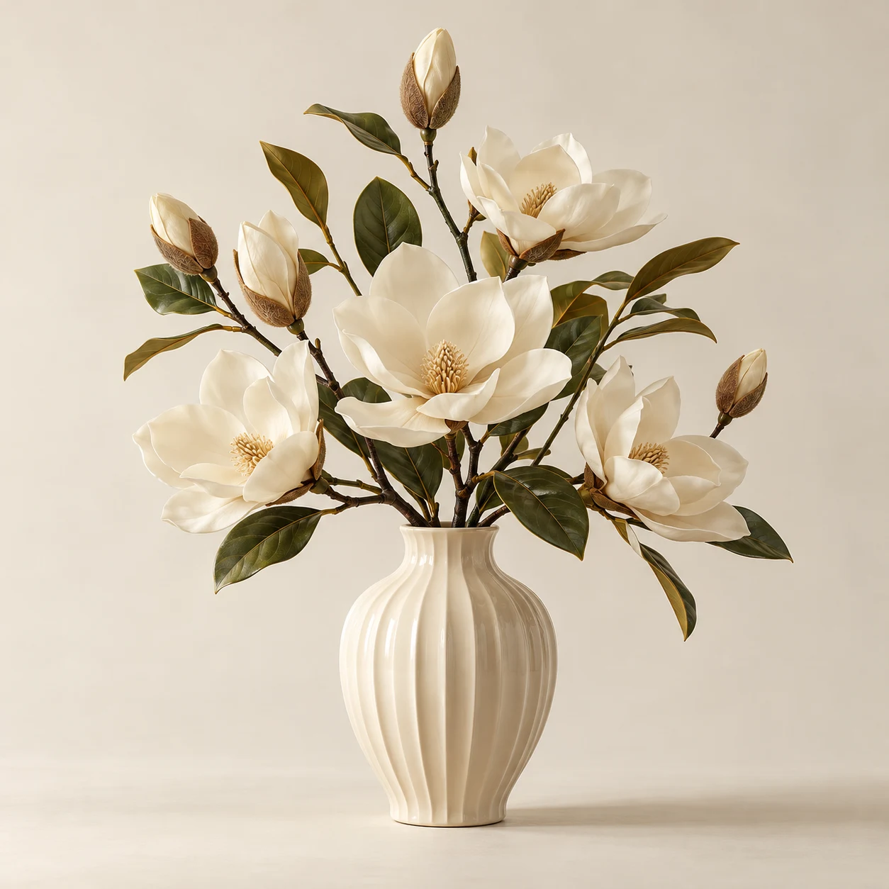 Magnolia Cream Arrangement — Cream