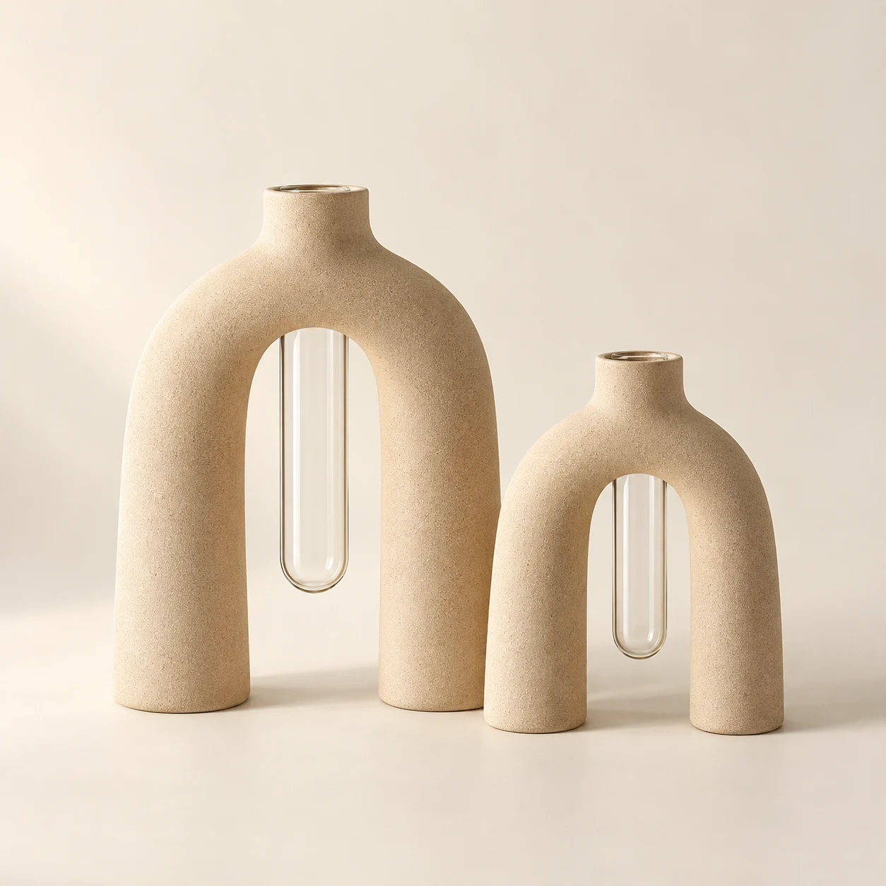 Equilibrio Sculptural Duo — Sand